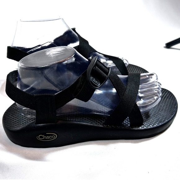 Chaco Z/1 Adjustable Classic Strap Black Sandals for Men Sz 10 Orthotic Support - Picture 13 of 14